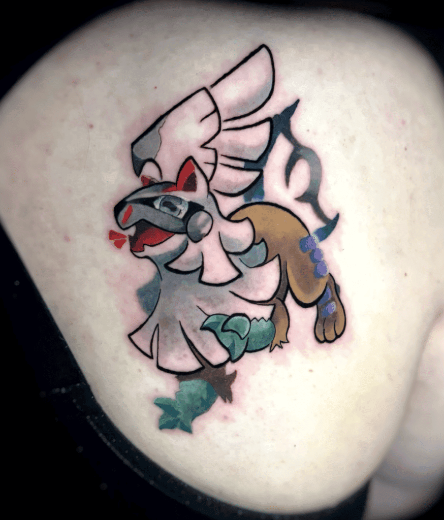 Silvally Cute Alola Pokémon Tattoo