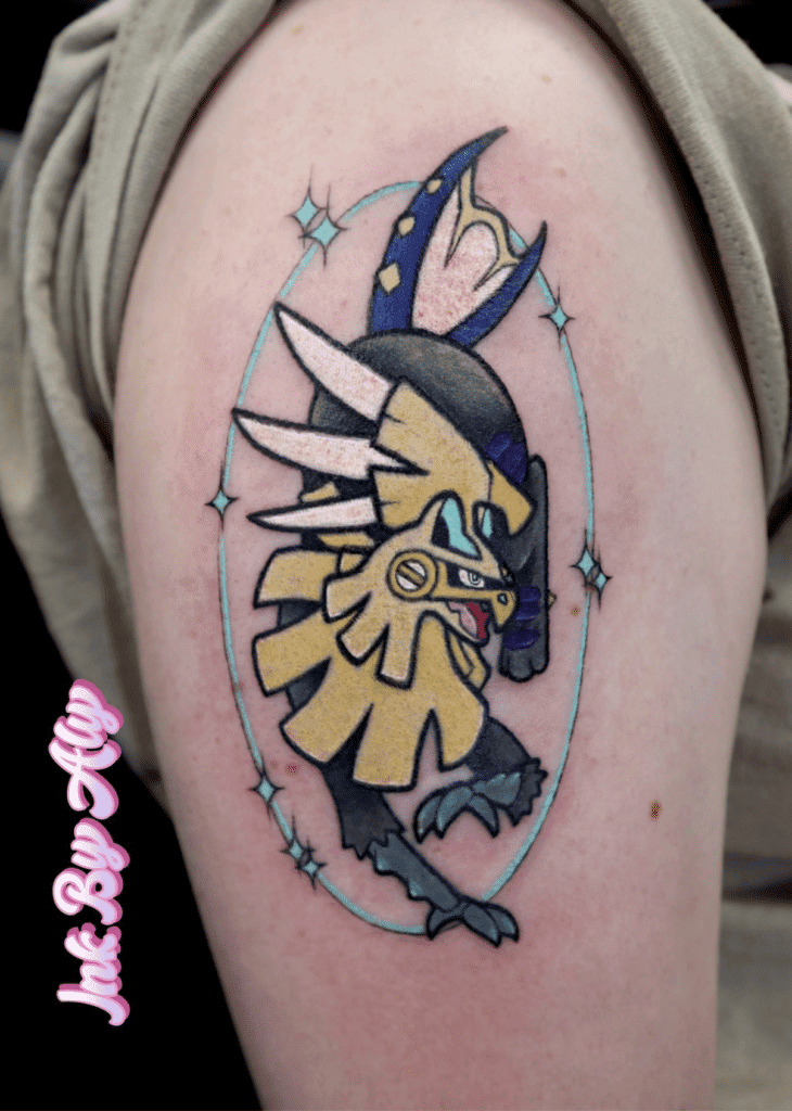 Silvally Shiny Alola Pokémon Tattoo