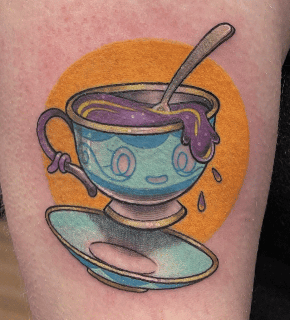 Sinistea Galar Pokémon Tattoo