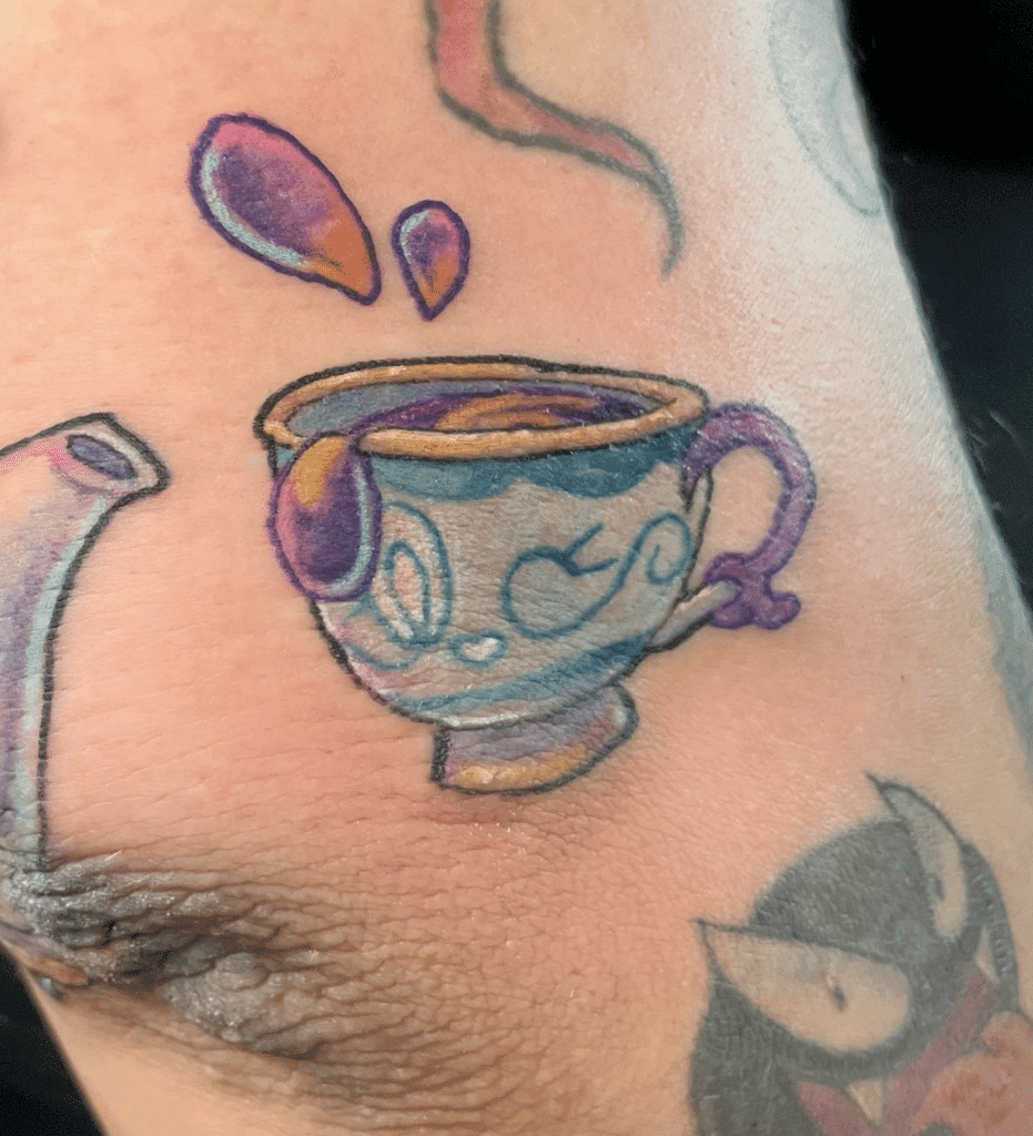 Sinistea Wink Galar Pokémon Tattoo