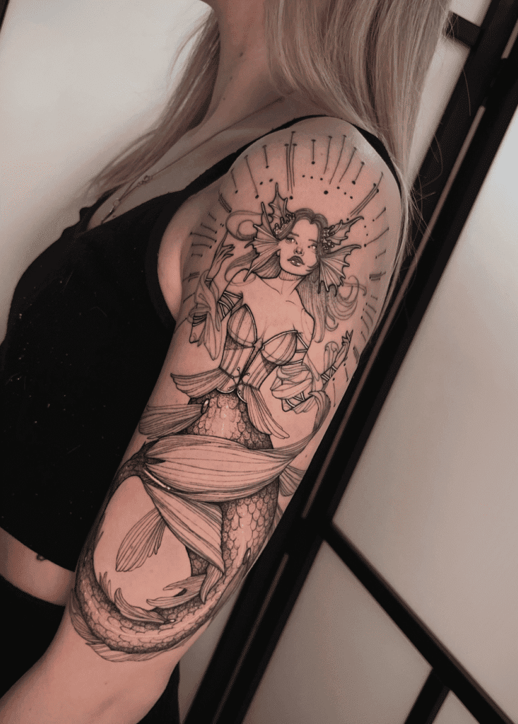 Sirens Greek Mythology Tattoo