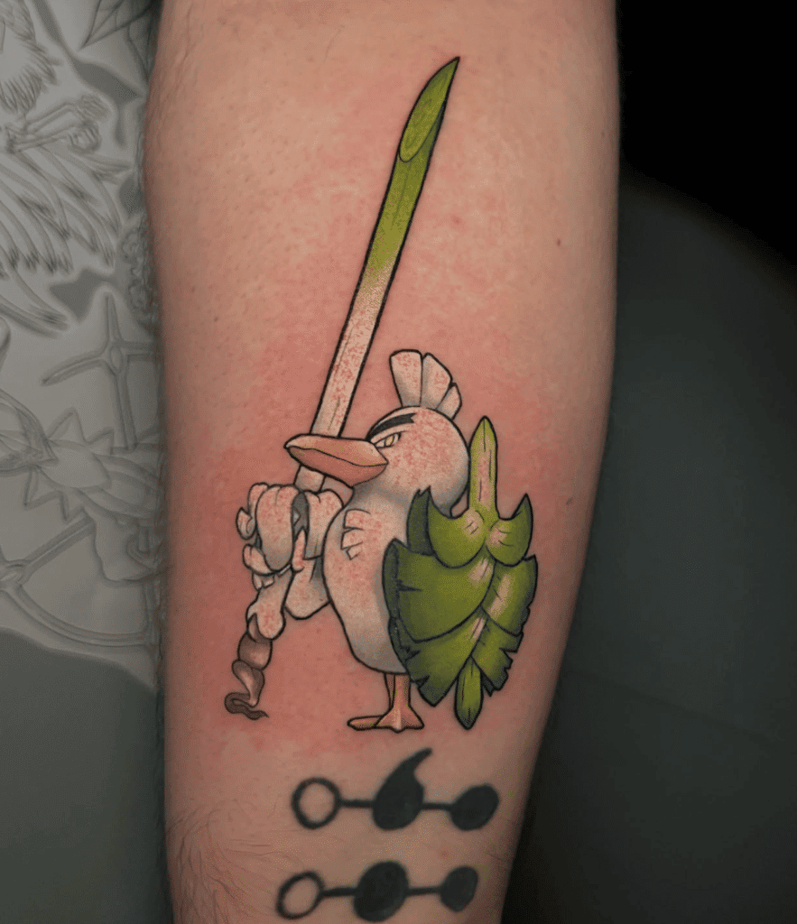 Sirfetch’d Proud Galar Pokémon Tattoo