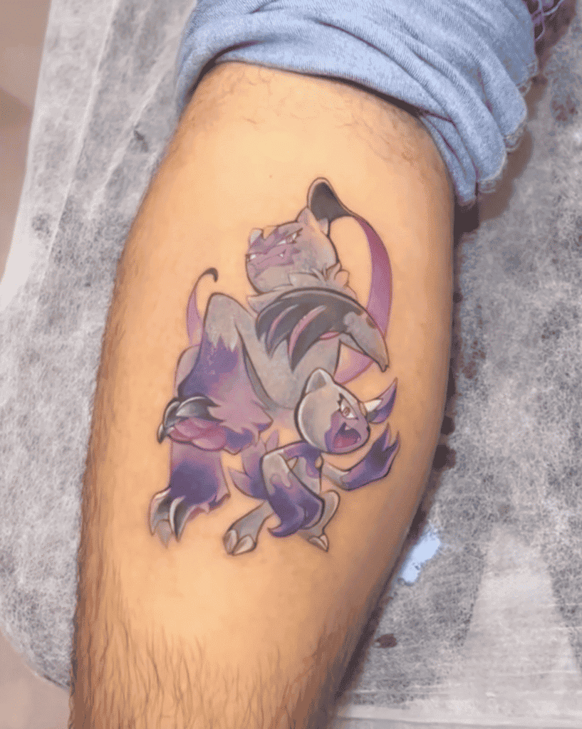 Sneasler Family Hisui Pokémon Tattoo
