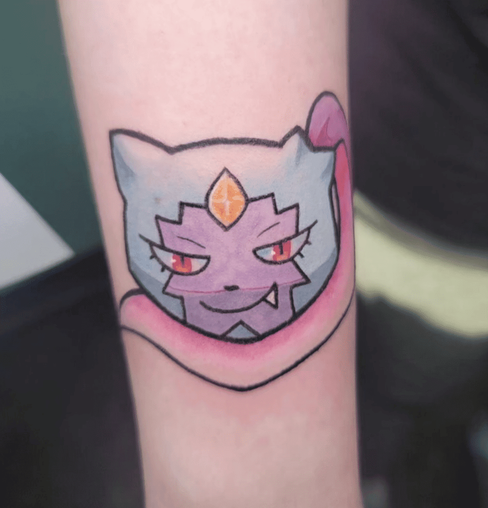 Sneasler Head Hisui Pokémon Tattoo