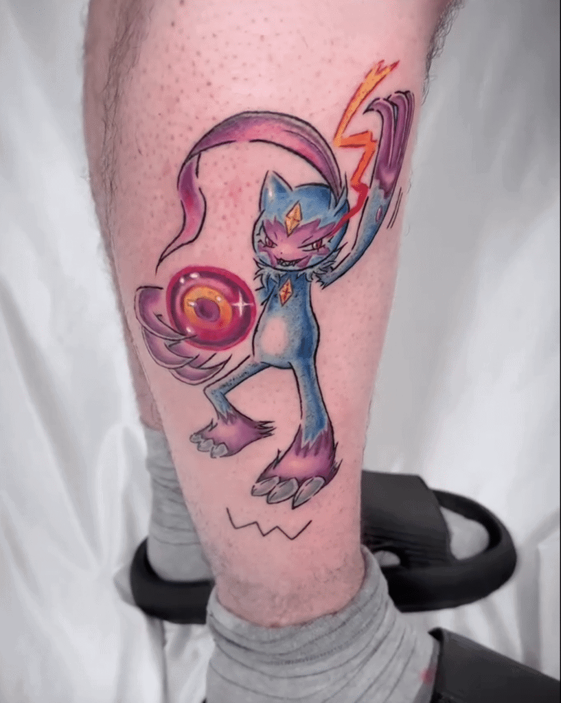 Sneasler Hisui Pokémon Tattoo