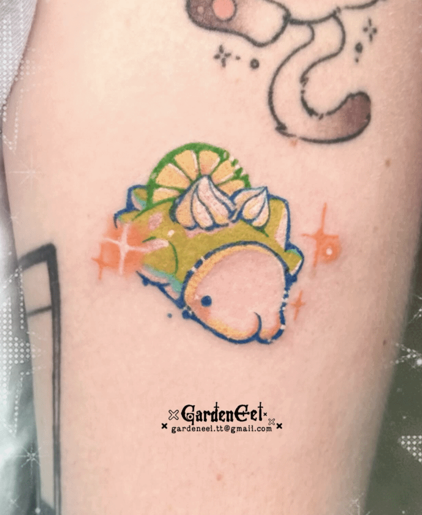 Snom Sweet Galar Pokémon Tattoo