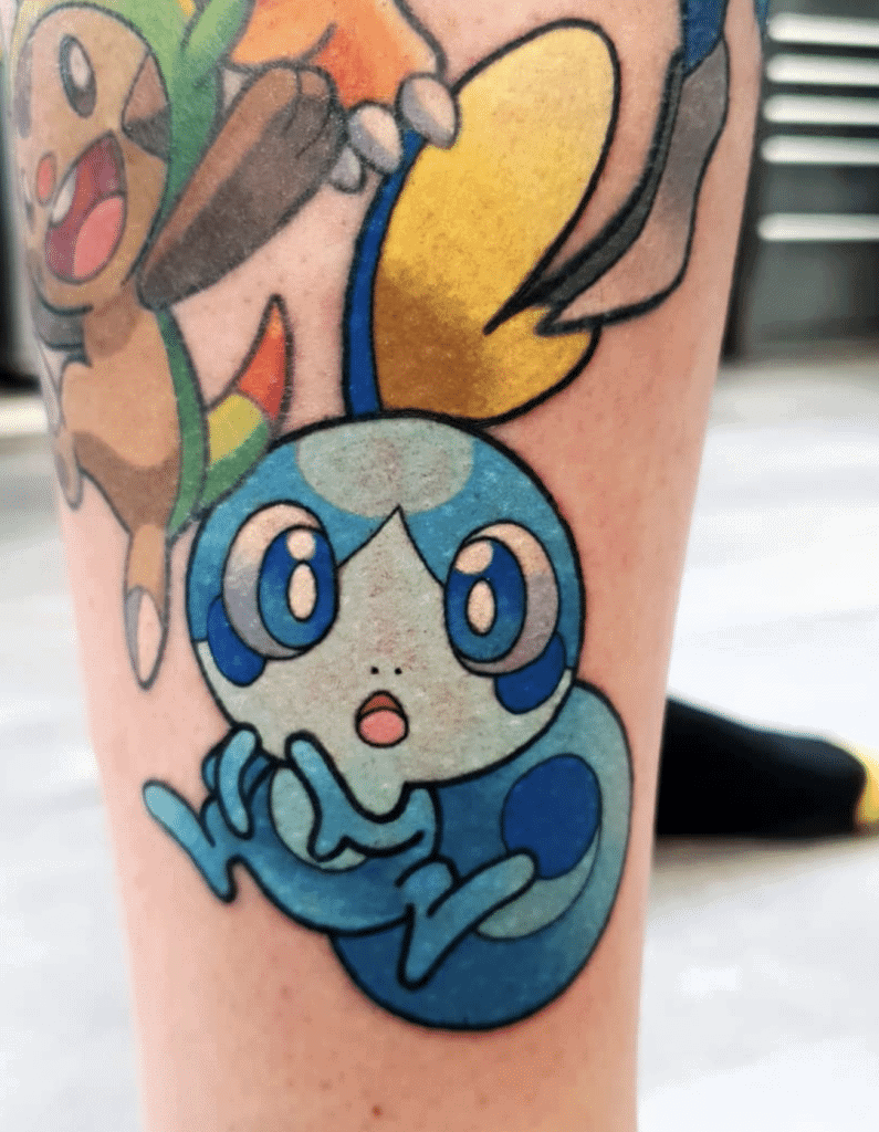 Sobble Galar Pokémon Tattoo