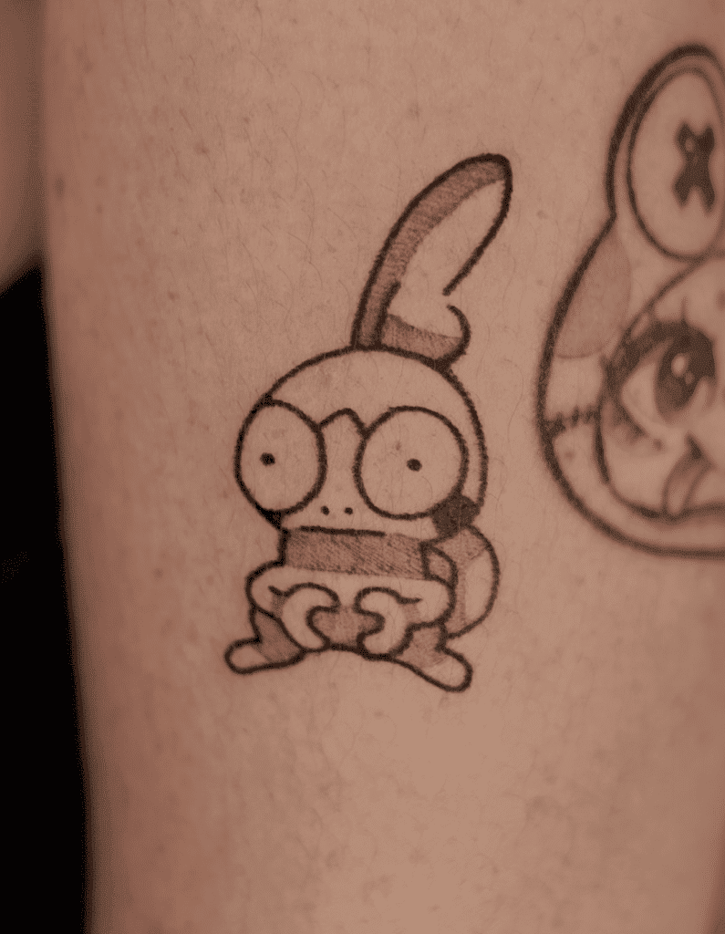 Sobble Shocked Galar Pokémon Tattoo