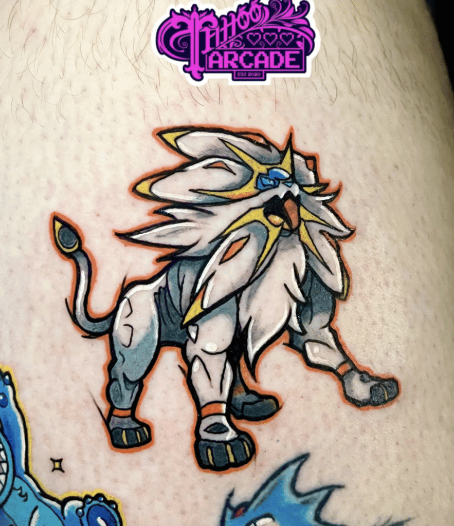Solgaleo Alola Pokémon Tattoo