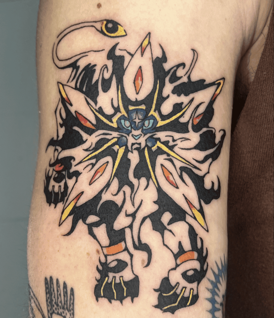 Solgaleo Tribal Alola Pokémon Tattoo