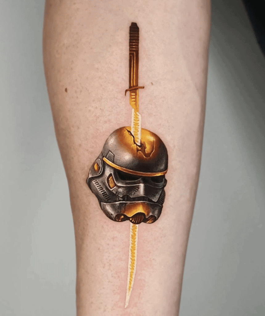 Stormtrooper Blade Star Wars Tattoo