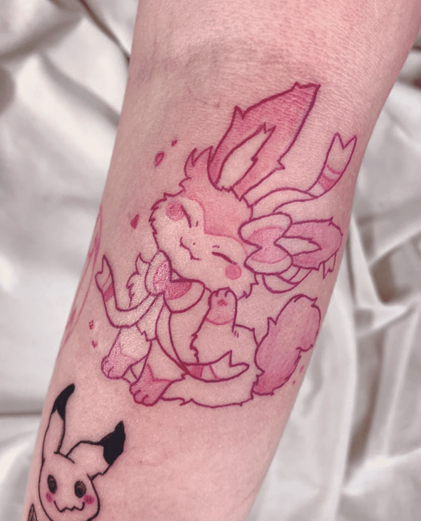 Sylveon Light Kalos Pokémon Tattoo