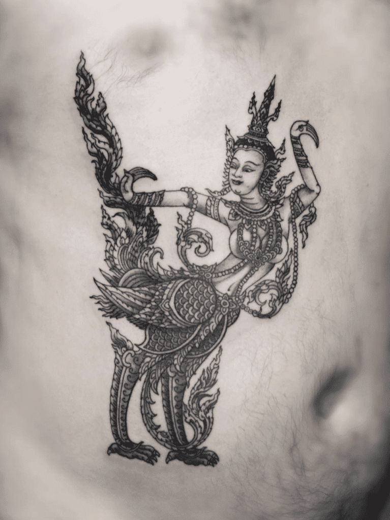 Thai Mythology Kinnara Tattoo