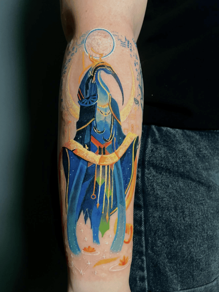 Thoth Egyptian Mythology Tattoo