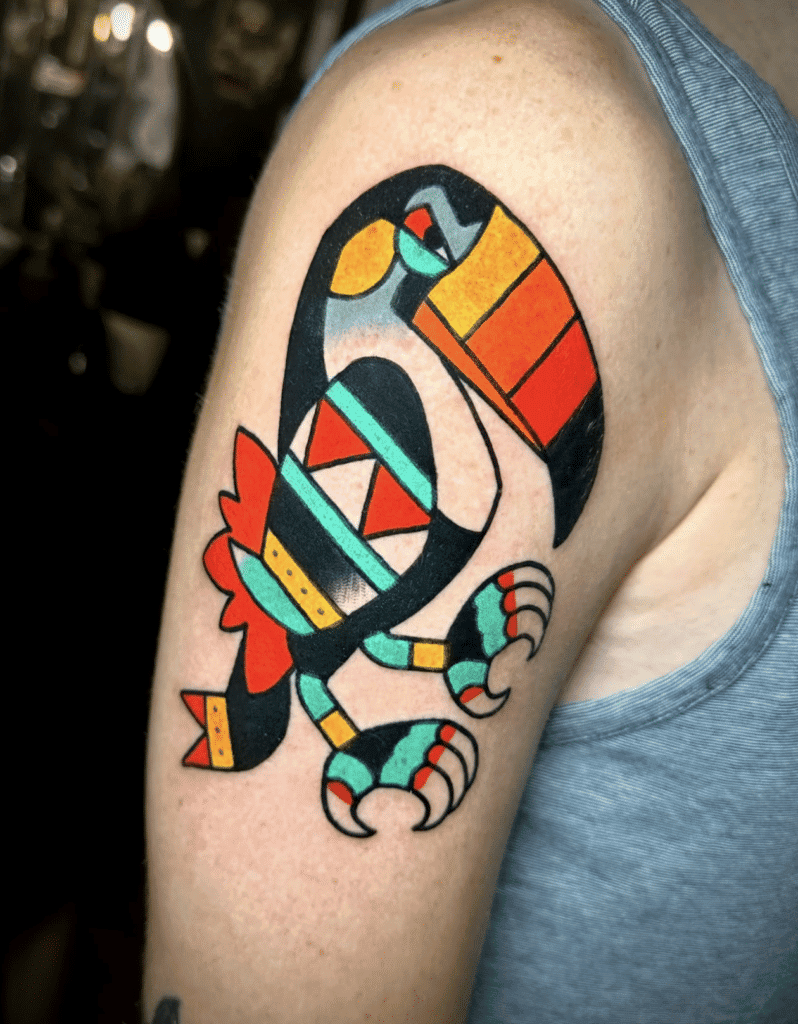 Toucannon Alola Pokémon Tattoo
