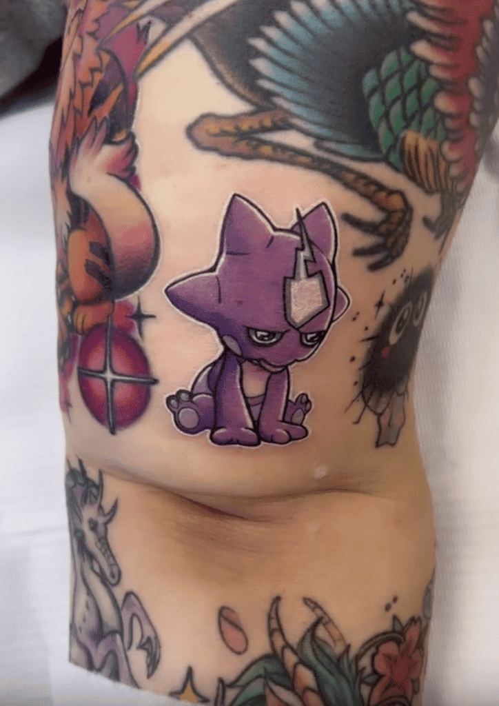 Toxel Angry Galar Pokémon Tattoo