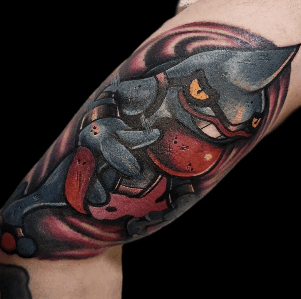 Toxicroak Style Sinnoh Pokémon Tattoo