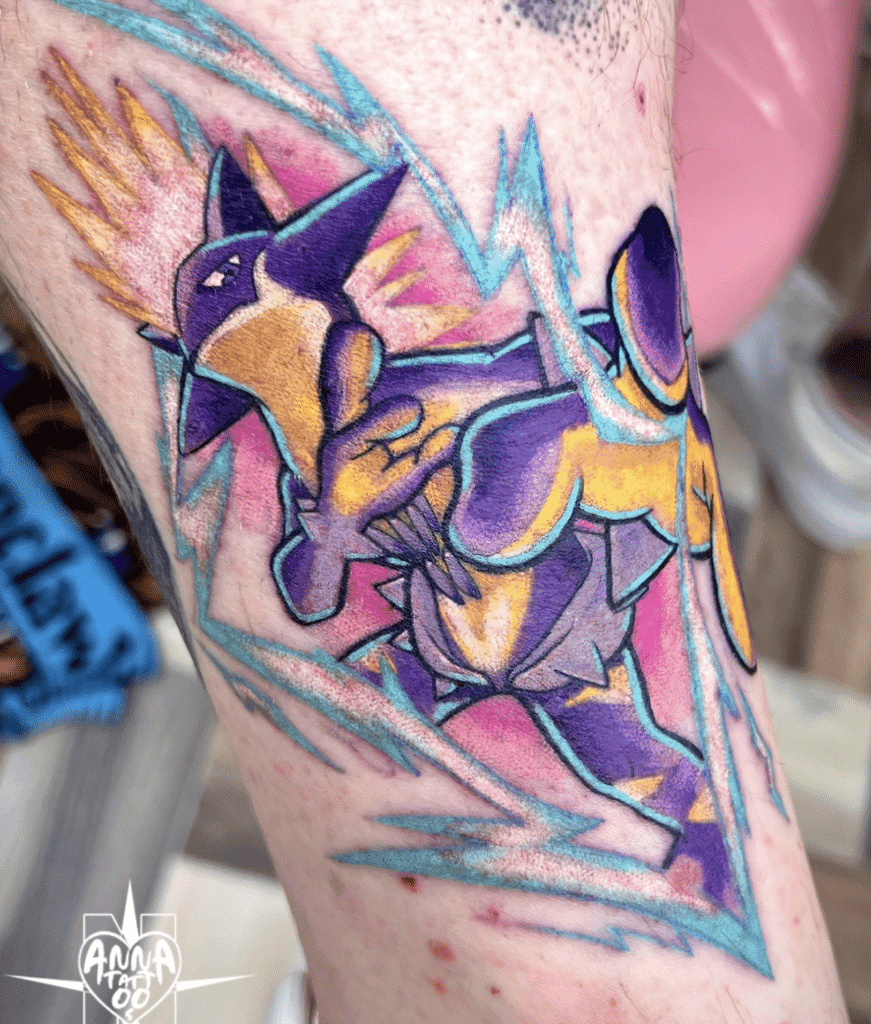 Toxtricity Galar Pokémon Tattoo