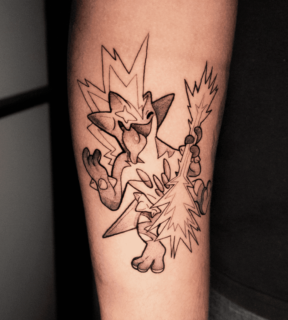 Toxtricity Rock Galar Pokémon Tattoo
