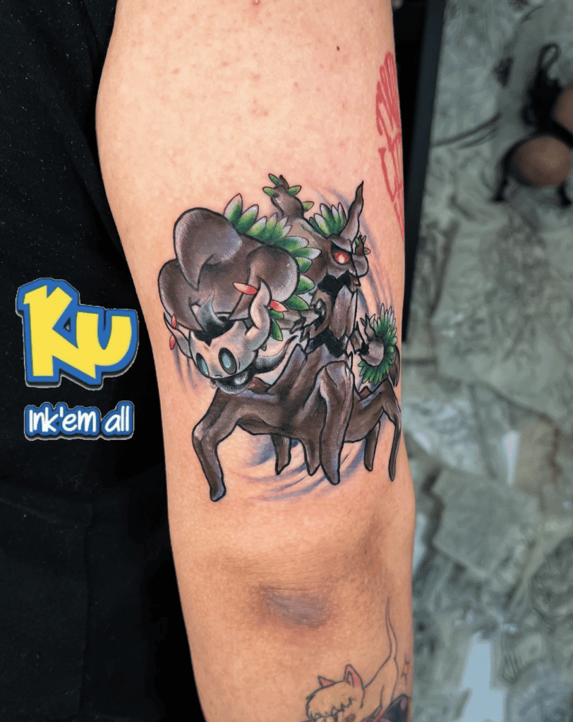 Trevenant Attack Kalos Pokémon Tattoo