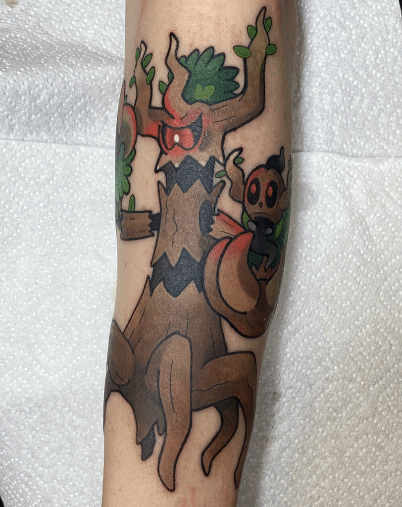 Trevenant Kalos Pokémon Tattoo