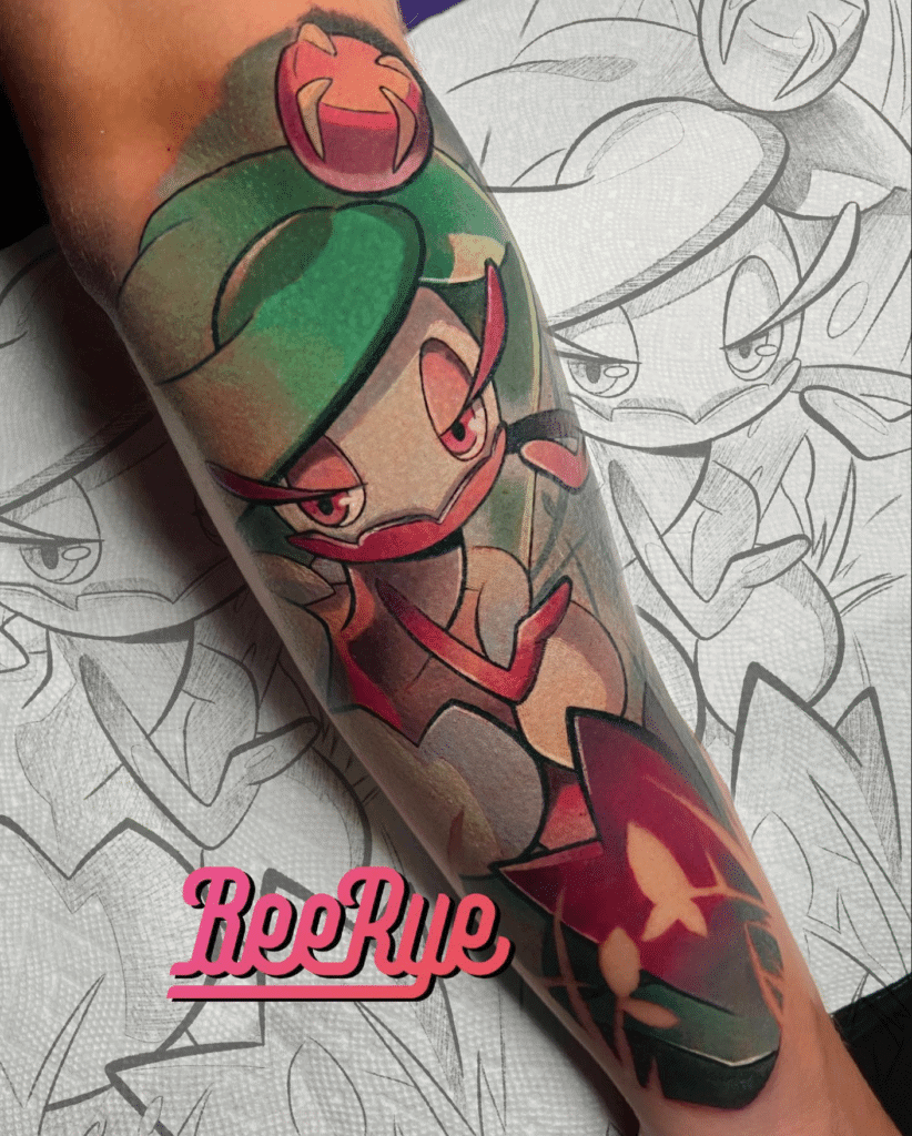 Tsareena Power Alola Pokémon Tattoo