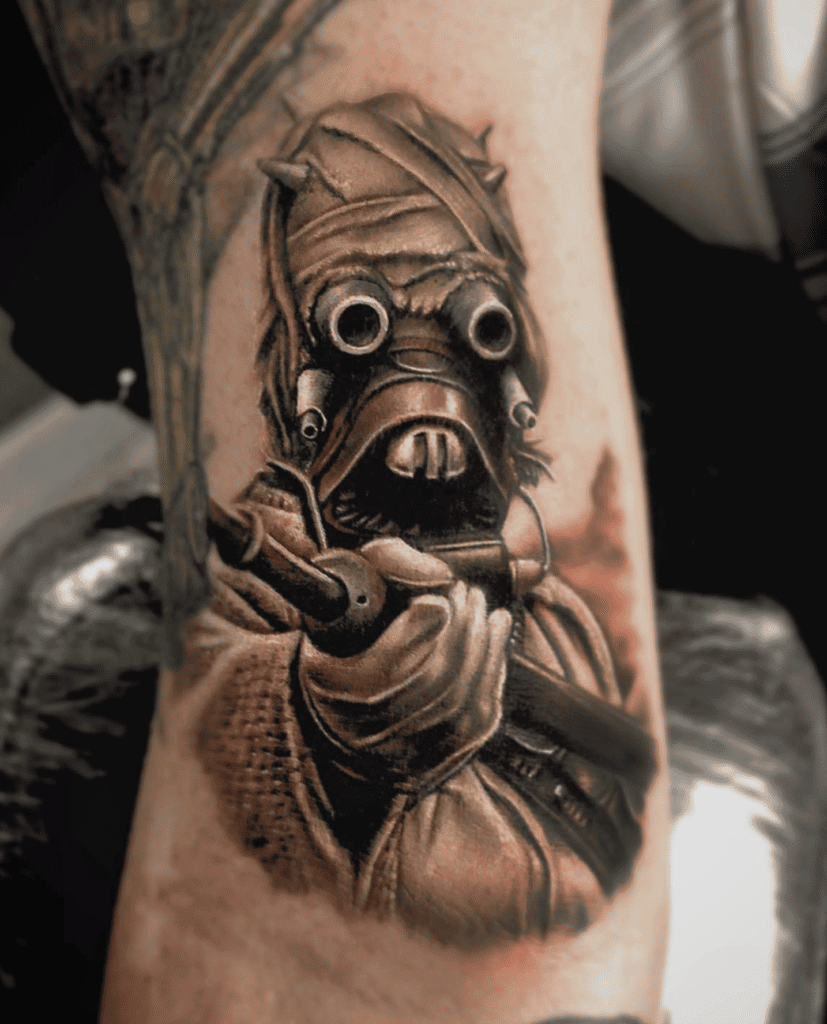 Tusken Raider Star Wars Tattoo