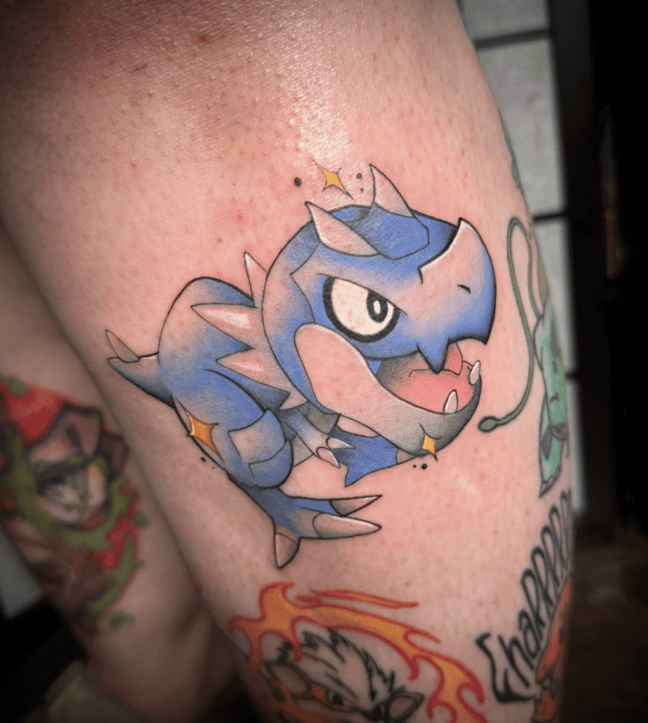 Tyrunt Shiny Kalos Pokémon Tattoo