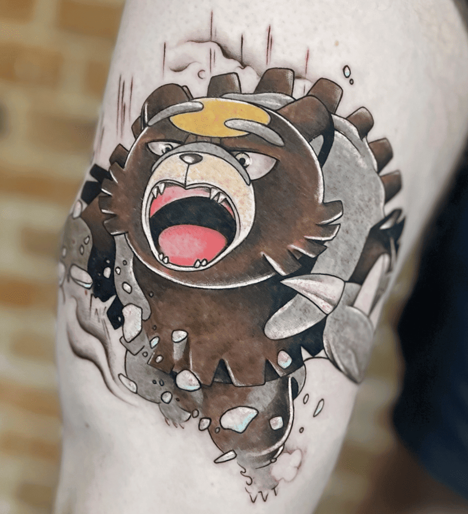 Ursaluna Hisui Pokémon Tattoo