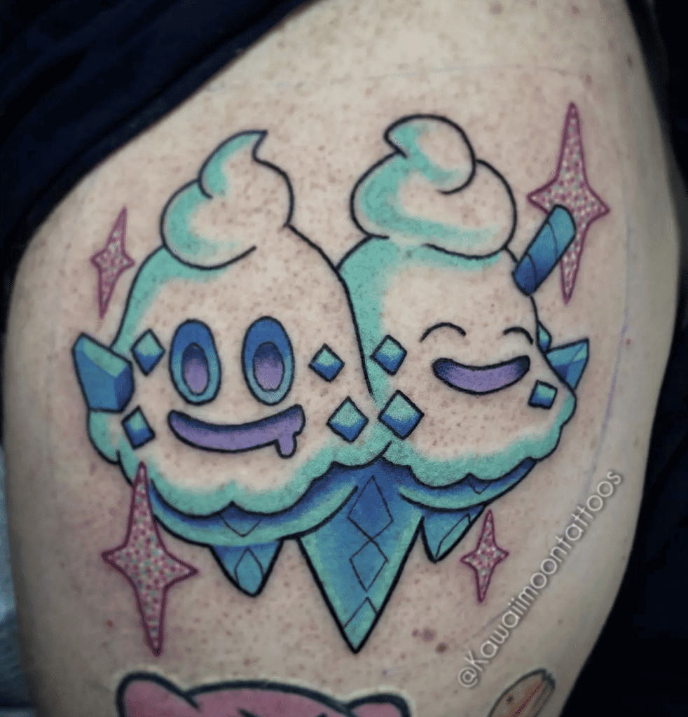 Vanilluxe Unova Pokémon Tattoo