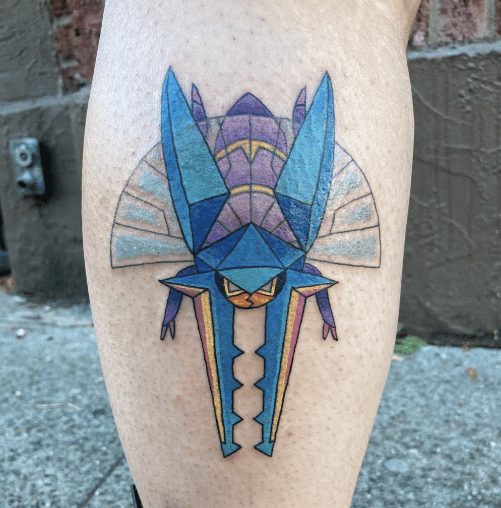 Vikavolt Alola Pokémon Tattoo