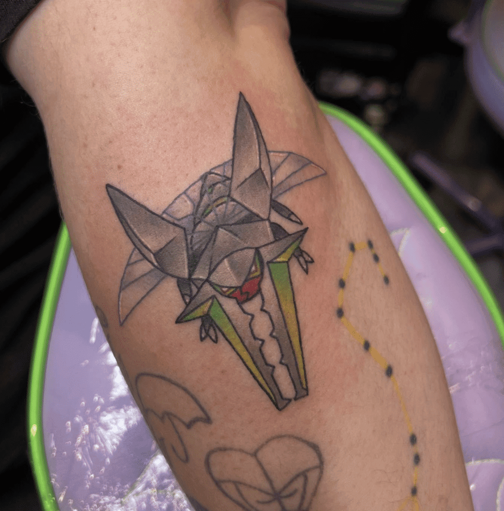 Vikavolt Shiny Alola Pokémon Tattoo