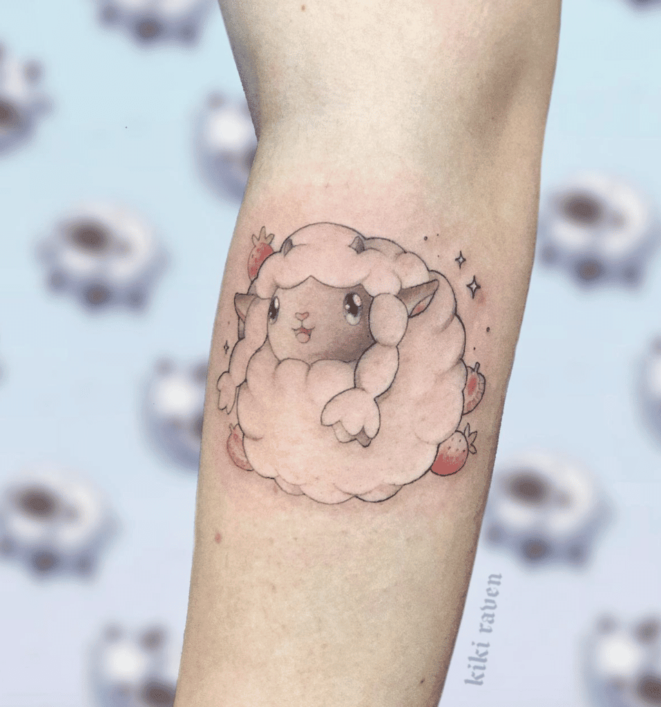 Wooloo Galar Pokémon Tattoo