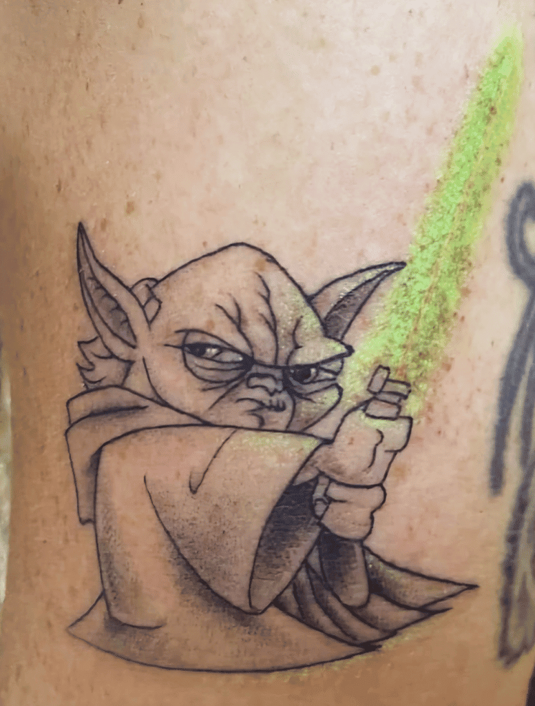 Yoda Star Animation Wars Tattoo