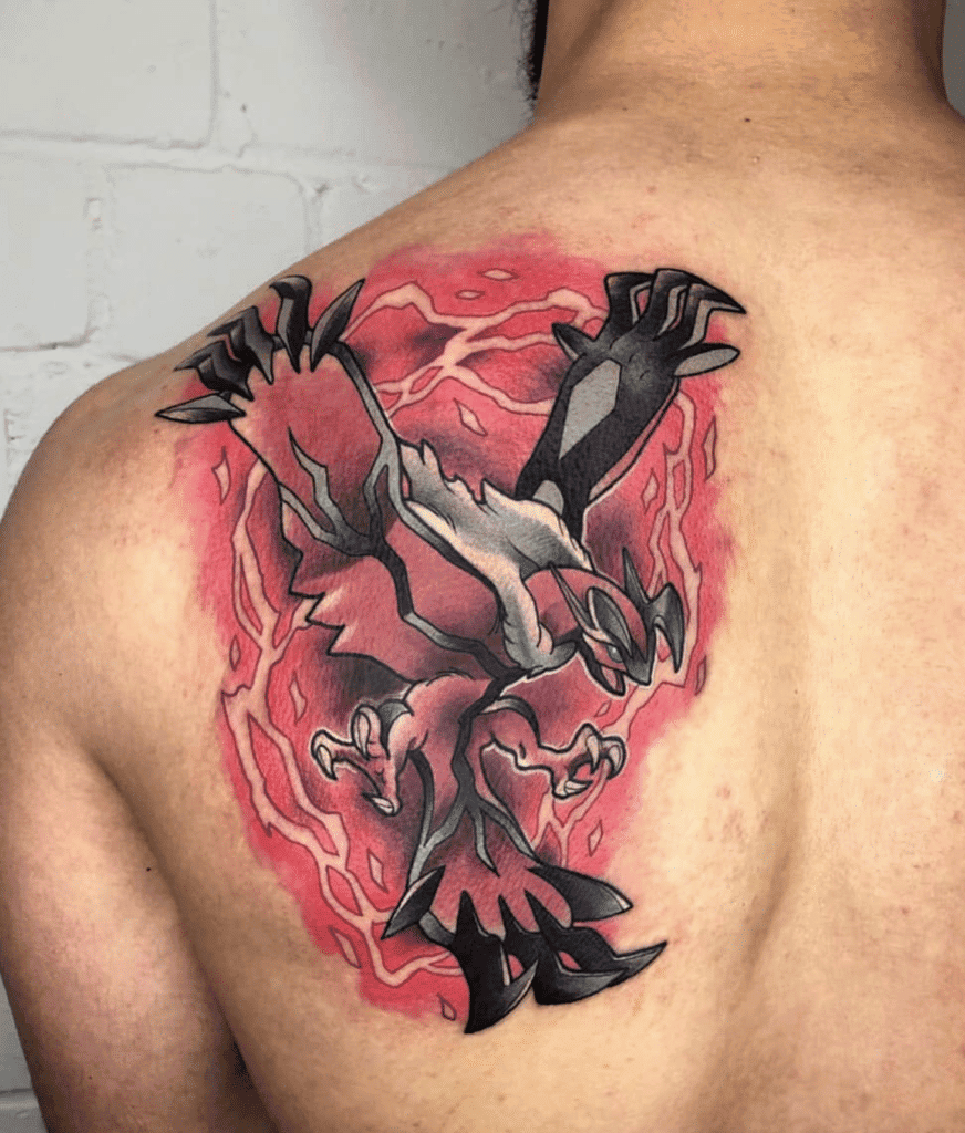 Yveltal Power Kalos Pokémon Tattoo
