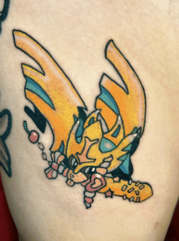 Zacian Cute Galar Pokémon Tattoo