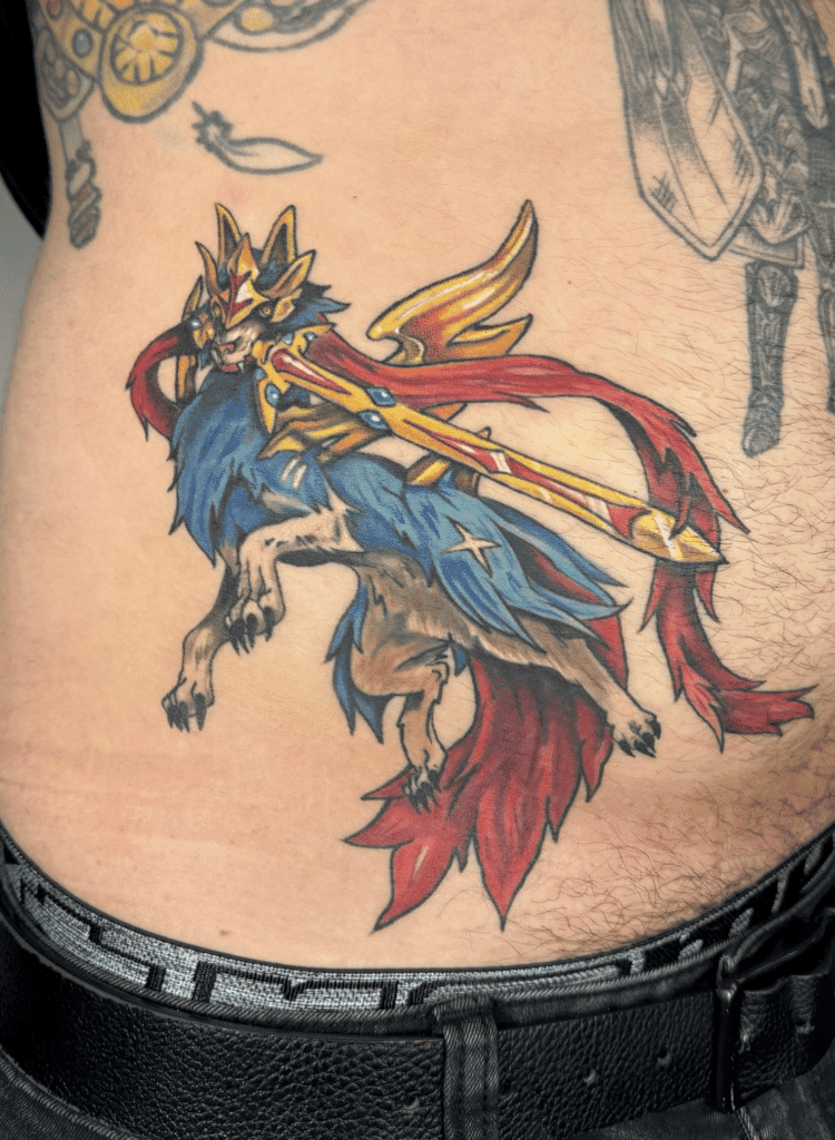 Zacian Realistic Galar Pokémon Tattoo
