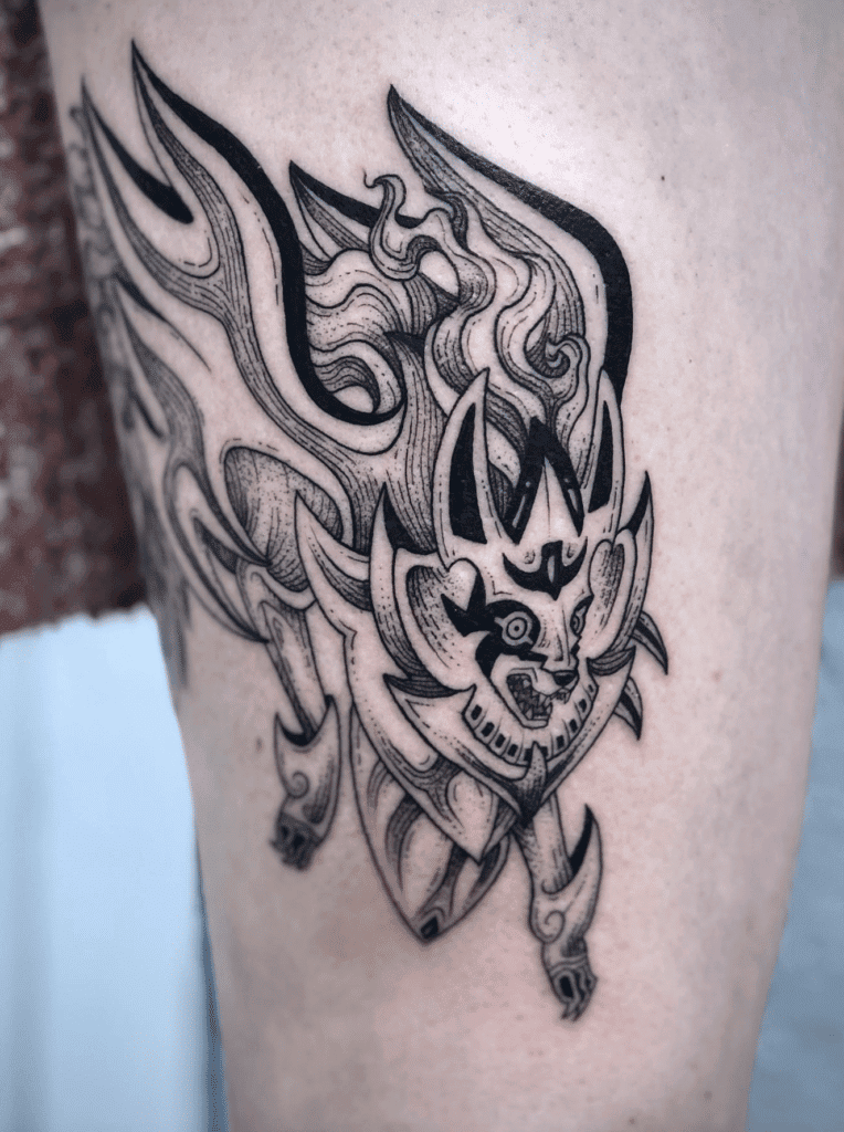Zamazenta Galar Pokémon Tattoo