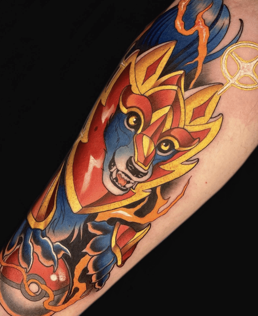 Zamazenta Pokéball Galar Pokémon Tattoo