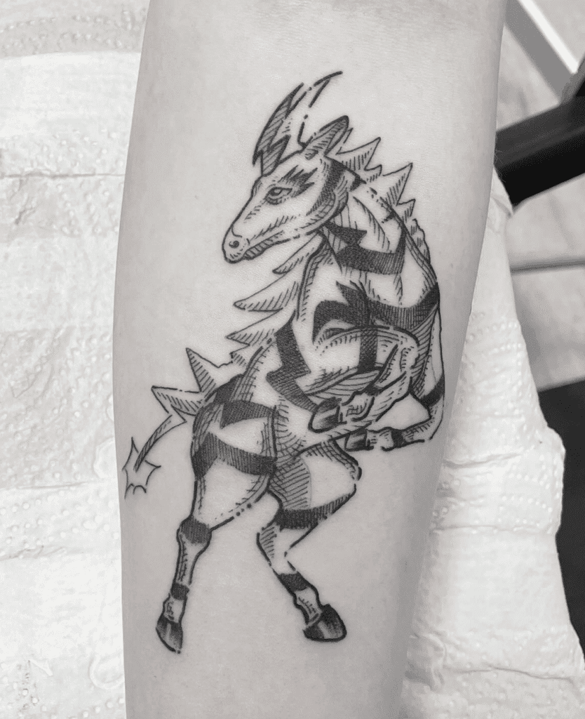 Zebstrika Alt Unova Pokémon Tattoo