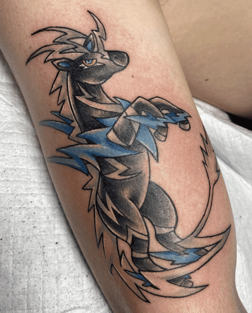 Zebstrika Unova Pokémon Tattoo