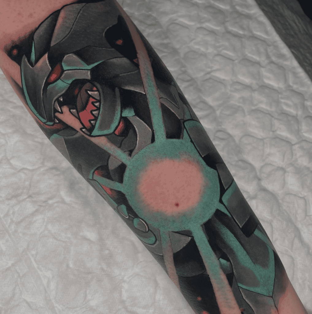 Zekrom Power Unova Pokémon Tattoo