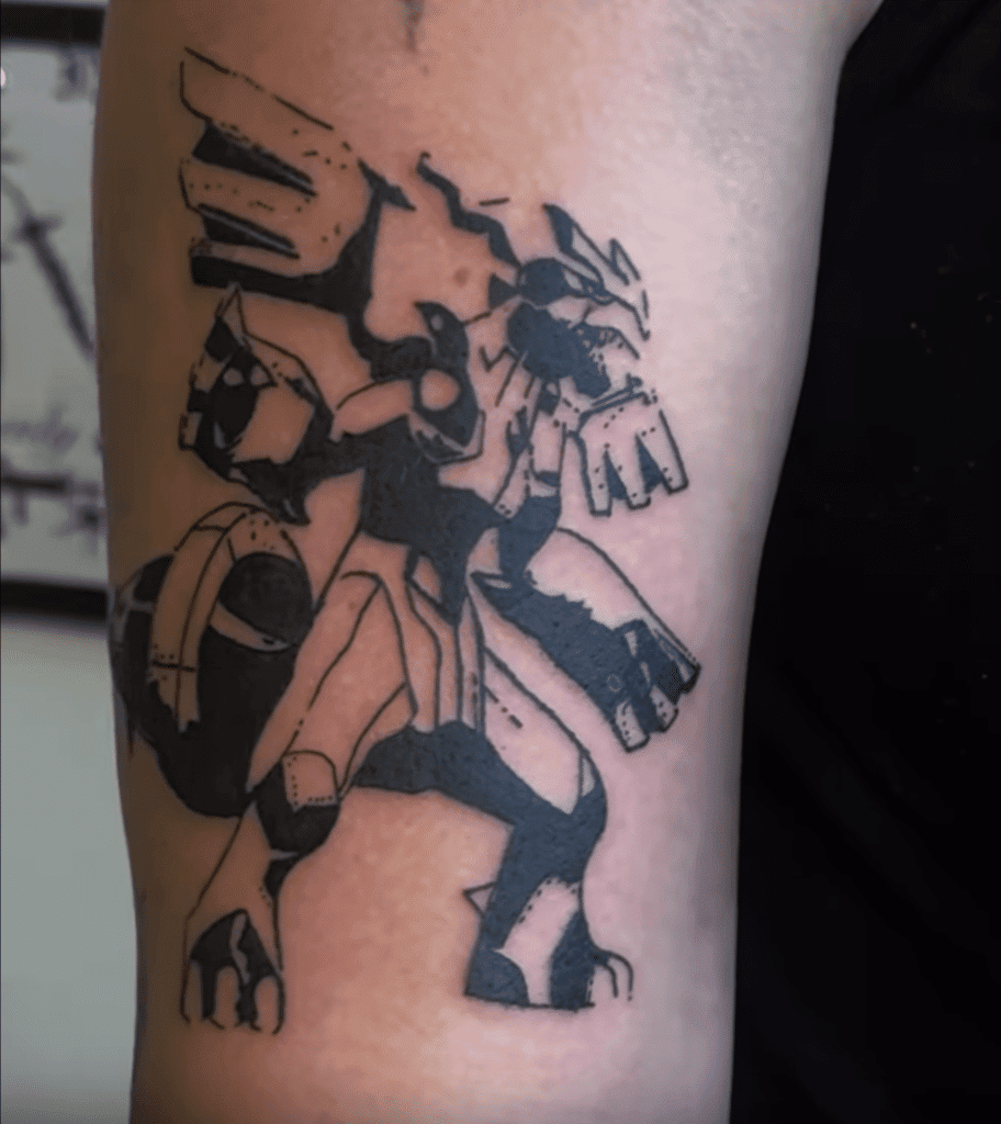 Zekrom Tribal Unova Pokémon Tattoo
