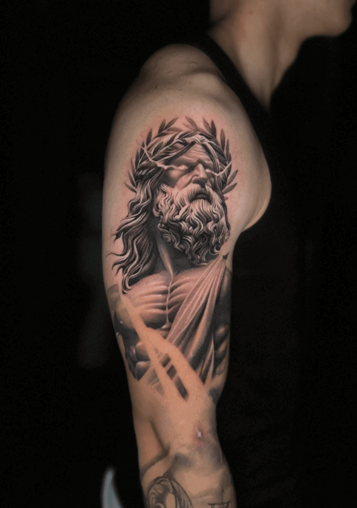Zeus Greek Mythology Tattoo