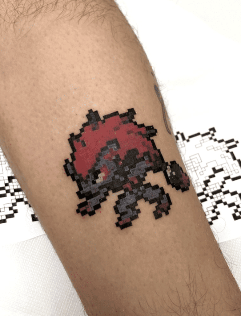 Zoroark Sprite Unova Pokémon Tattoo