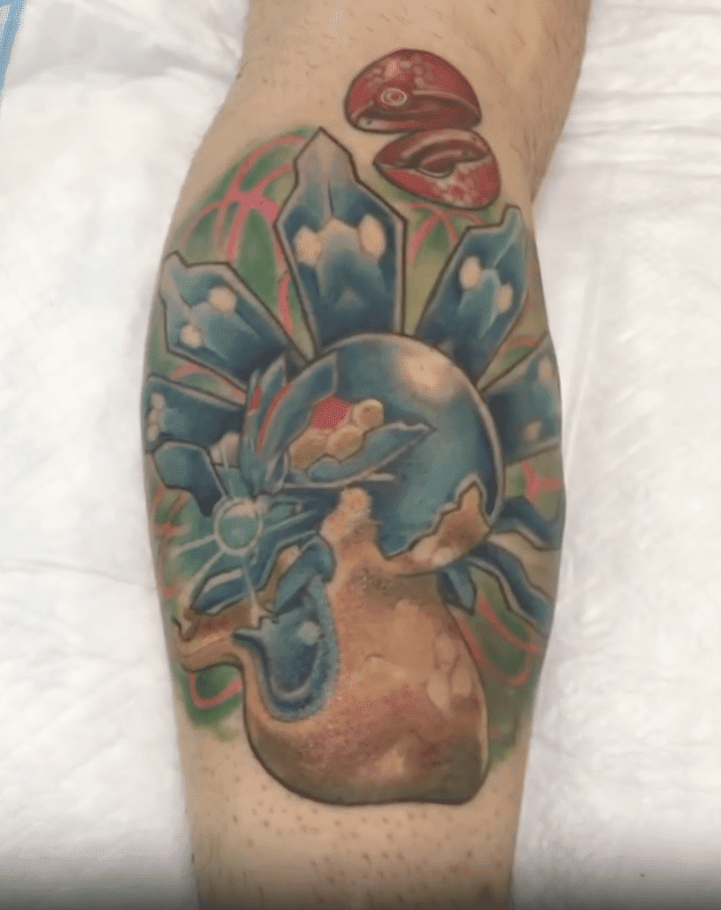 Zygarde Snake Kalos Pokémon Tattoo