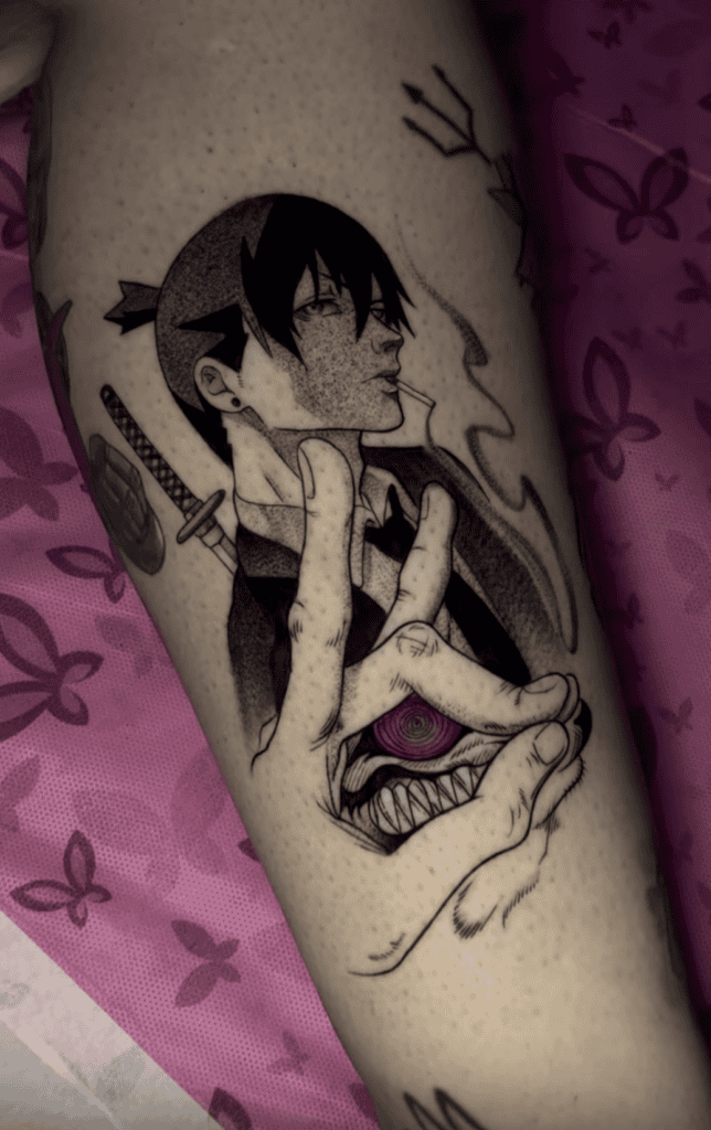Aki Chainsaw Man Tattoo