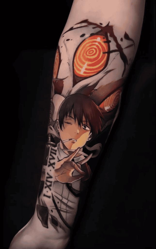 Aki Kon Chainsaw Man Tattoo