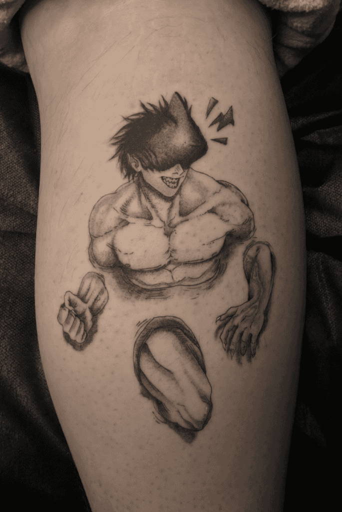Beam Chainsaw Man Tattoo