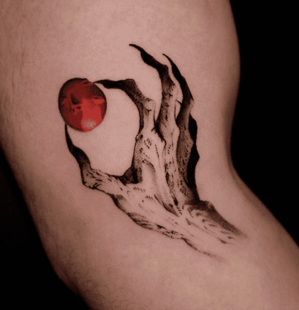 Behelit Demon Hand Berserk Tattoo